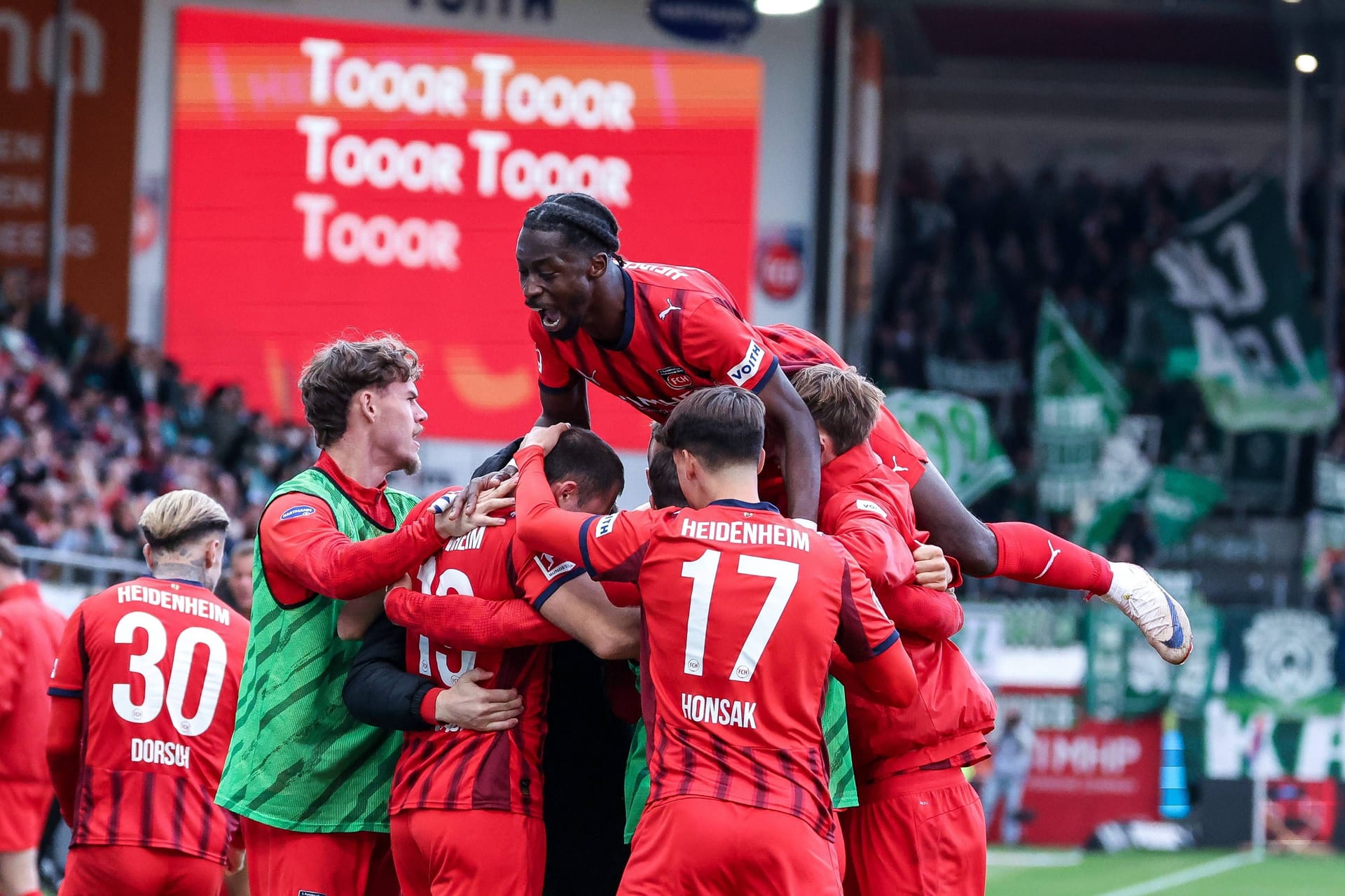 Heidenheim glich kurz vor Schluss aus. Heidenheim glich kurz vor Schluss aus.