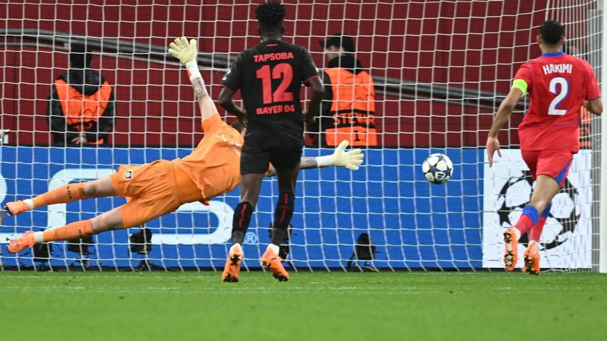 Wildes Champions-League-Spiel: Bayer Leverkusen erlebt Debakel gegen PSG