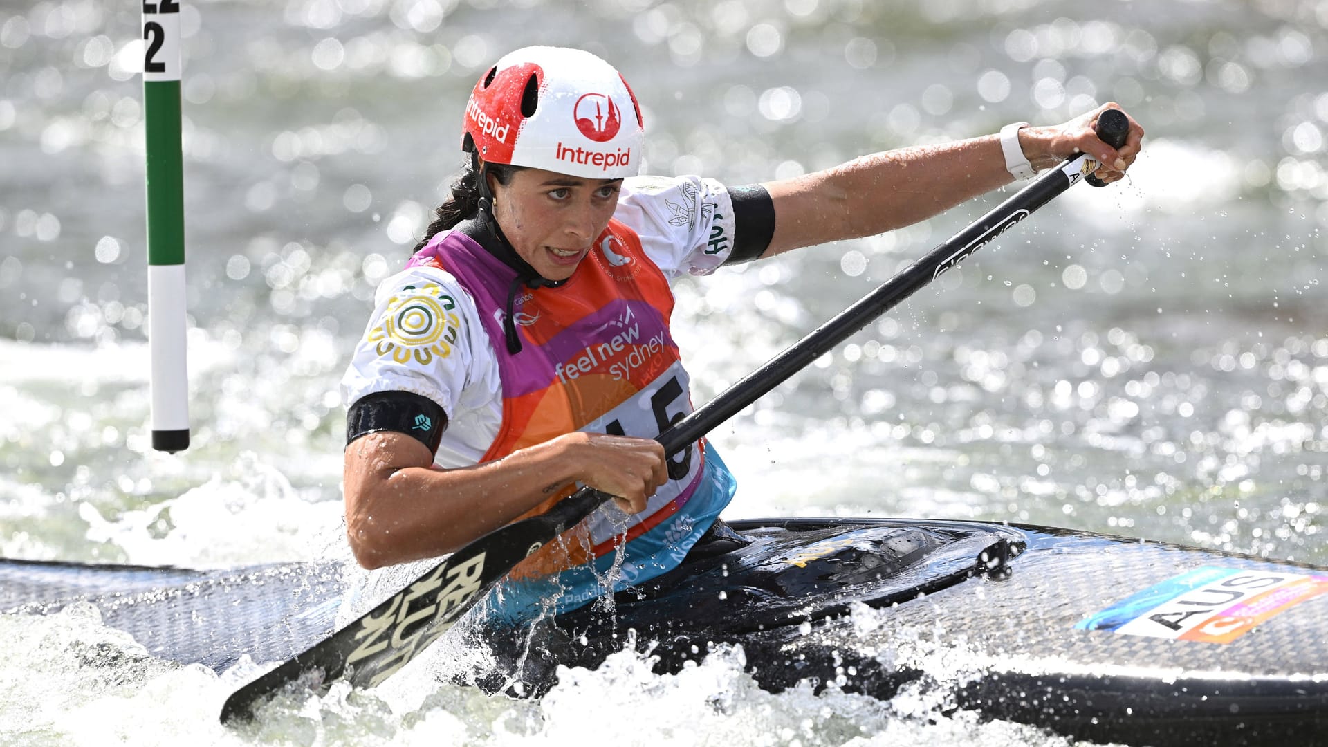 Noemie Fox bei der WM in ihrer Heimat Australien: Für die 28-Jährige gab es eine große Enttäuschung. Noemie Fox bei der WM in ihrer Heimat Australien: Für die 28-Jährige gab es eine große Enttäuschung.