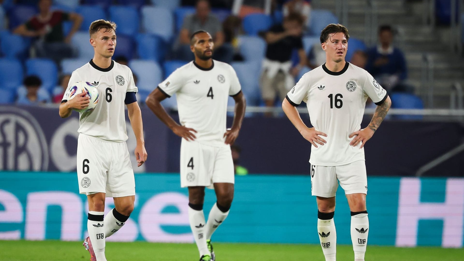 Das deutsche Nationalteam um Joshua Kimmich