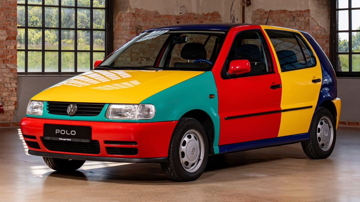 VW-Polo-Harlekin-Bunter-Kleinwagen-spaltete-die-Gem-ter