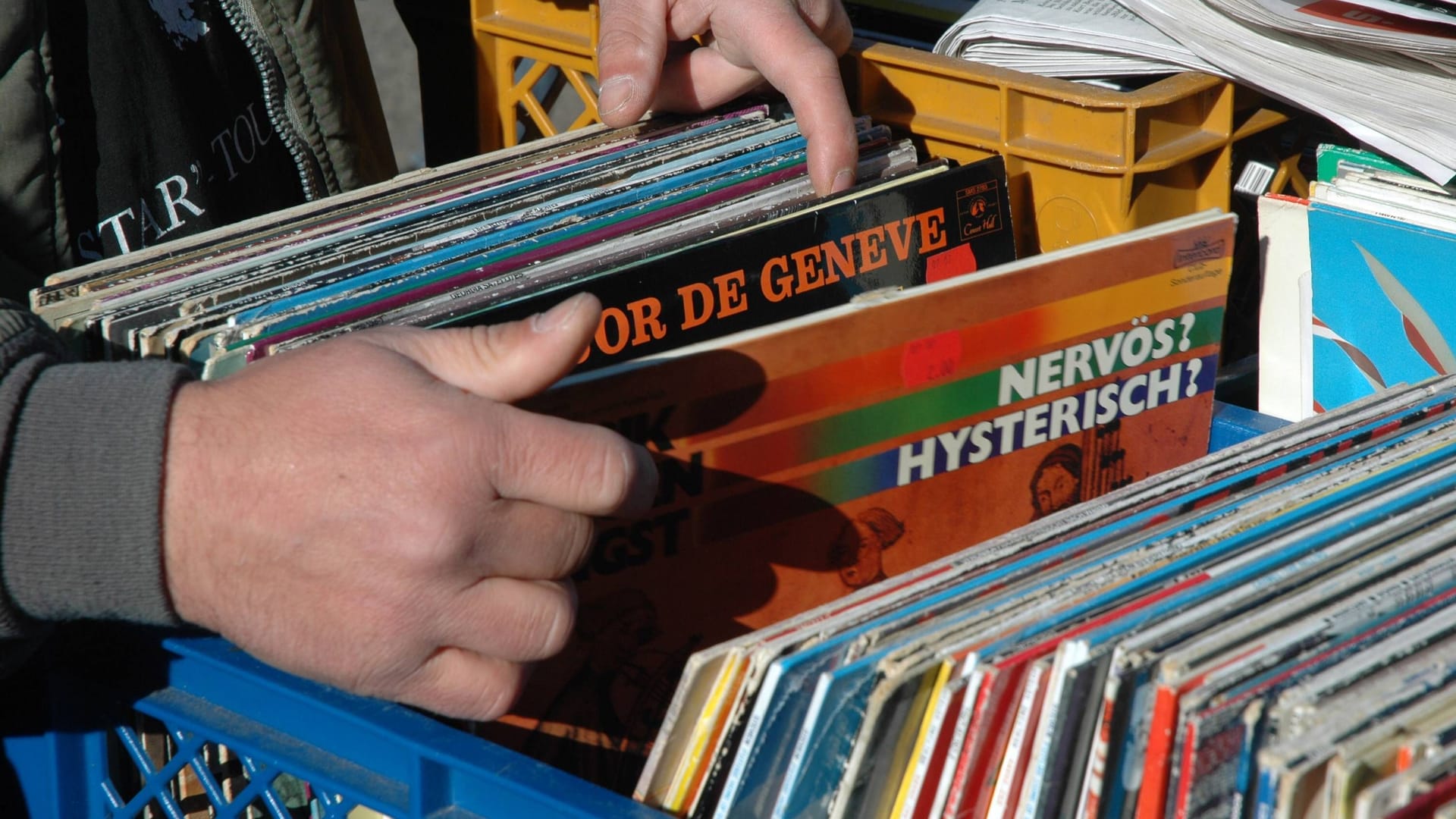 Schallplattensammlung (Symbolbild): Schönherrs Leidenschaft für Musik reichte weit über seine Moderatorentätigkeit hinaus. Schallplattensammlung (Symbolbild): Schönherrs Leidenschaft für Musik reichte weit über seine Moderatorentätigkeit hinaus.