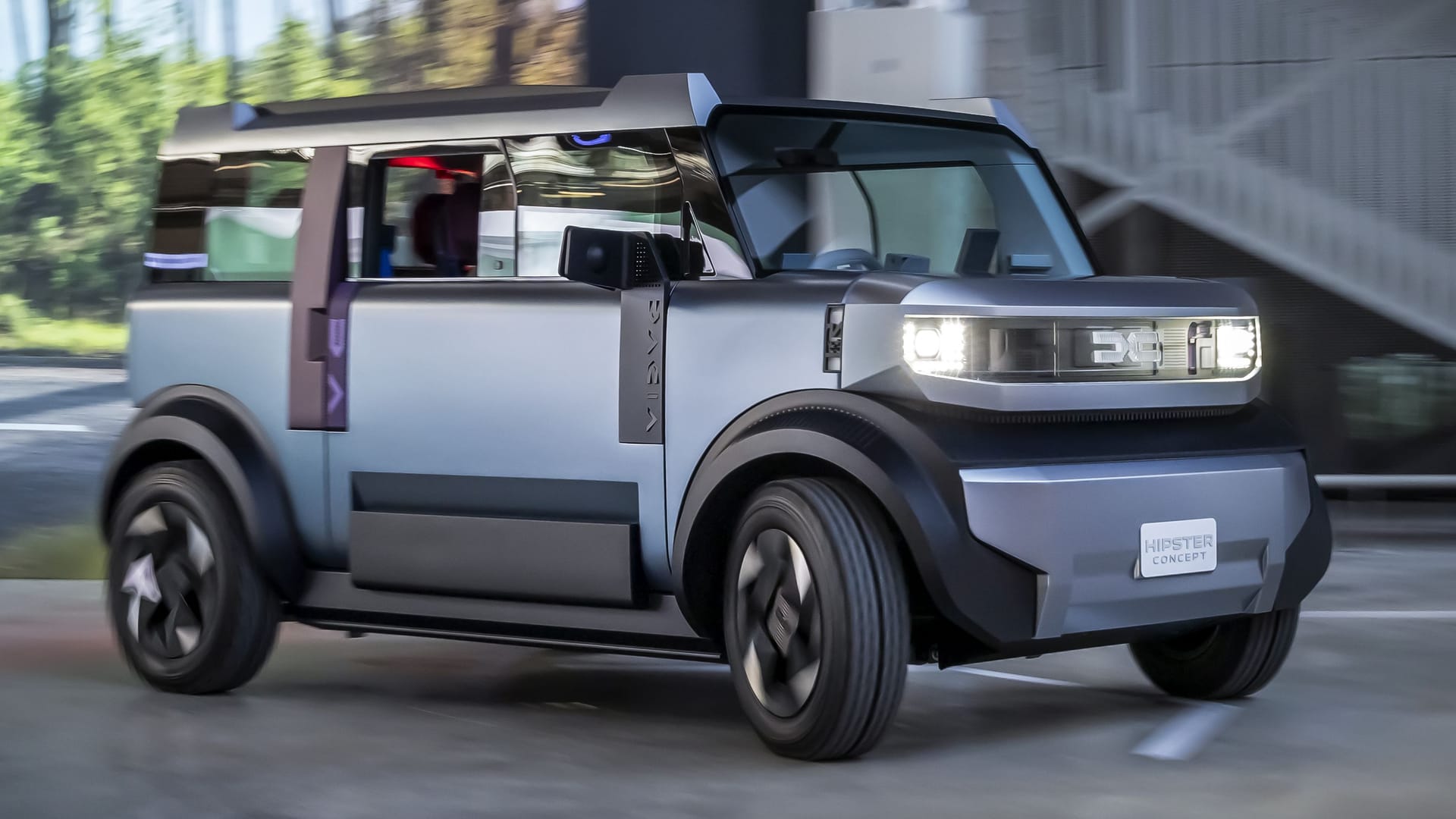 Kantig: Mit dem Konzeptauto Hipster zeigt Dacia, wie bezahlbare Mobilität auf dem Land aussehen könnte. Kantig: Mit dem Konzeptauto Hipster zeigt Dacia, wie bezahlbare Mobilität auf dem Land aussehen könnte.