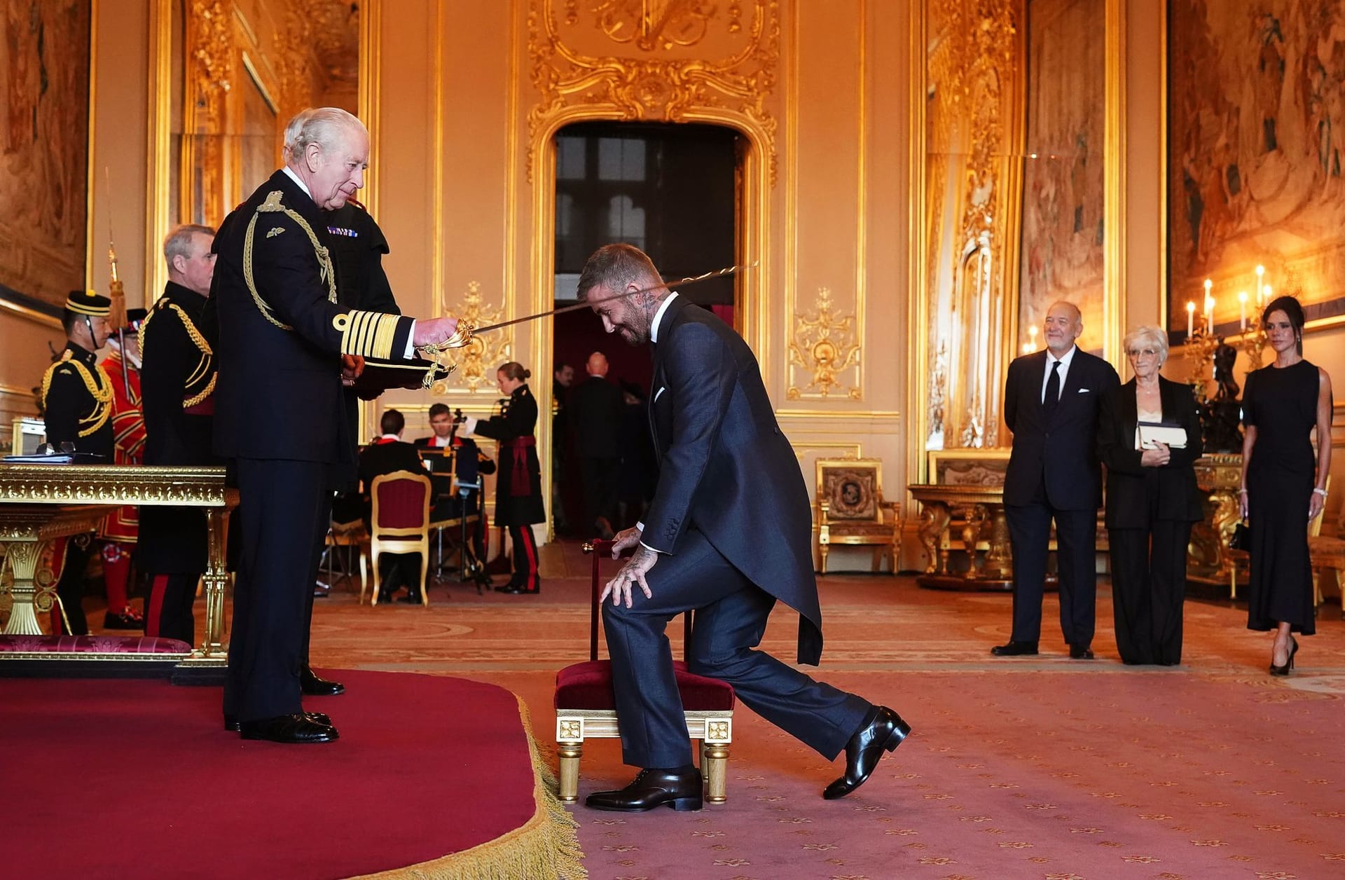 Ritterschlag für David Beckham Ritterschlag für David Beckham