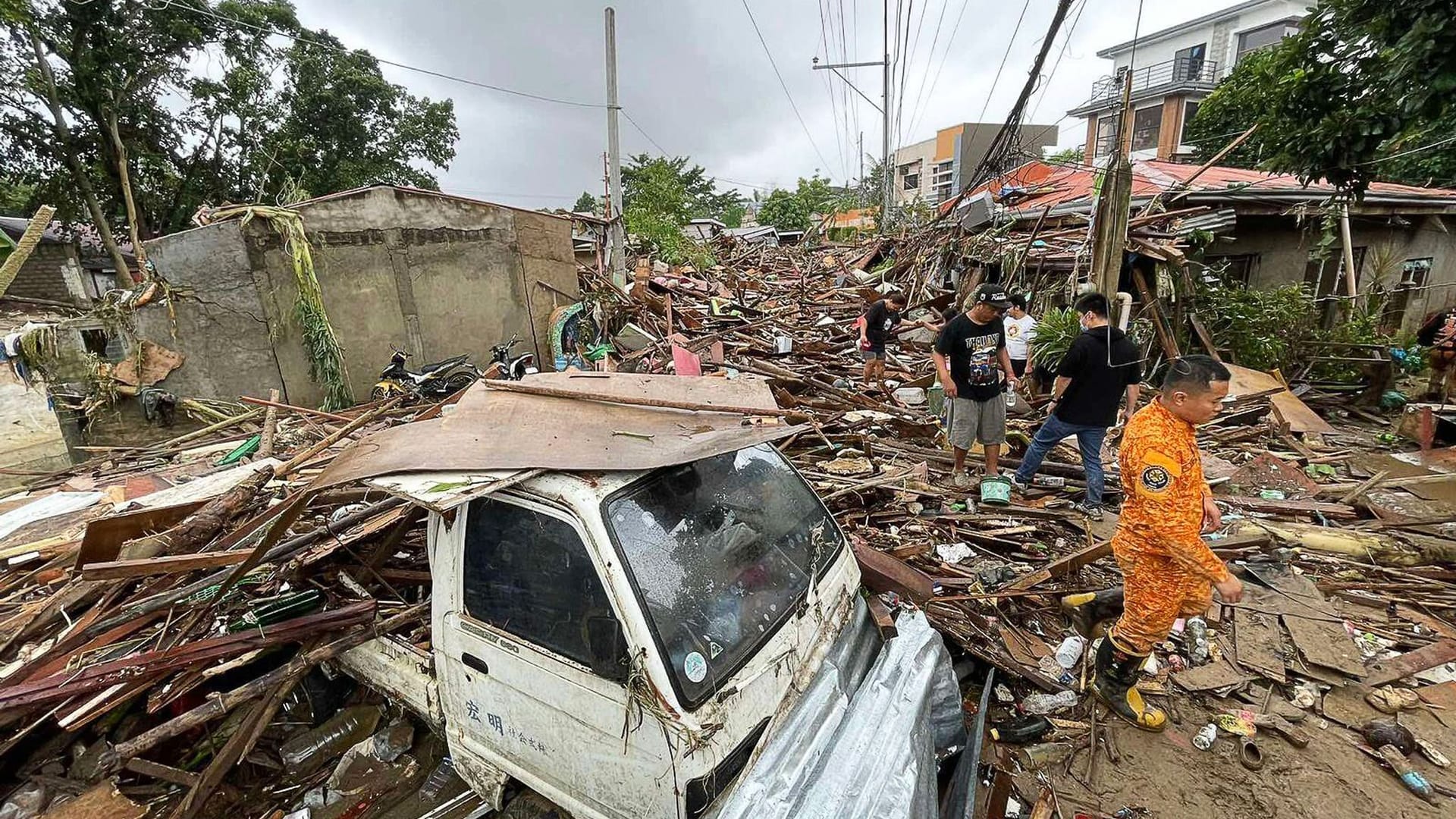 Taifun «Kalmaegi» - Philippinen
