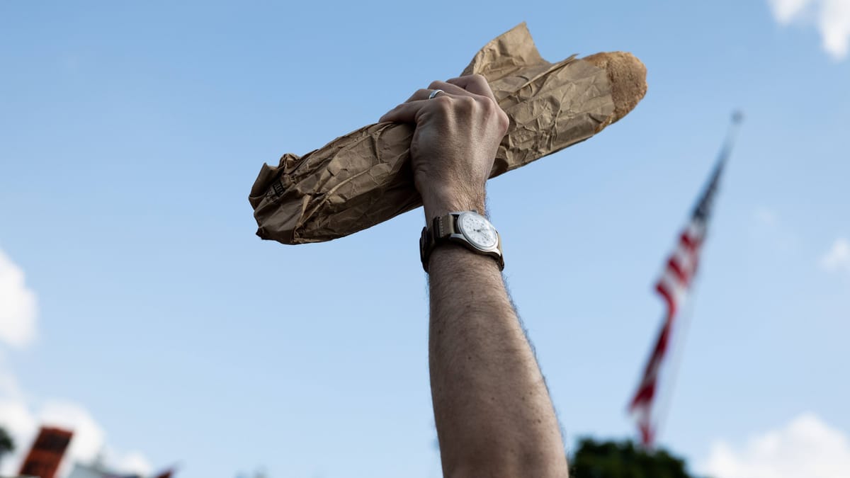 US-Politik | Ikone der Proteste gegen Trump: Freispruch für "Sandwich-Mann"