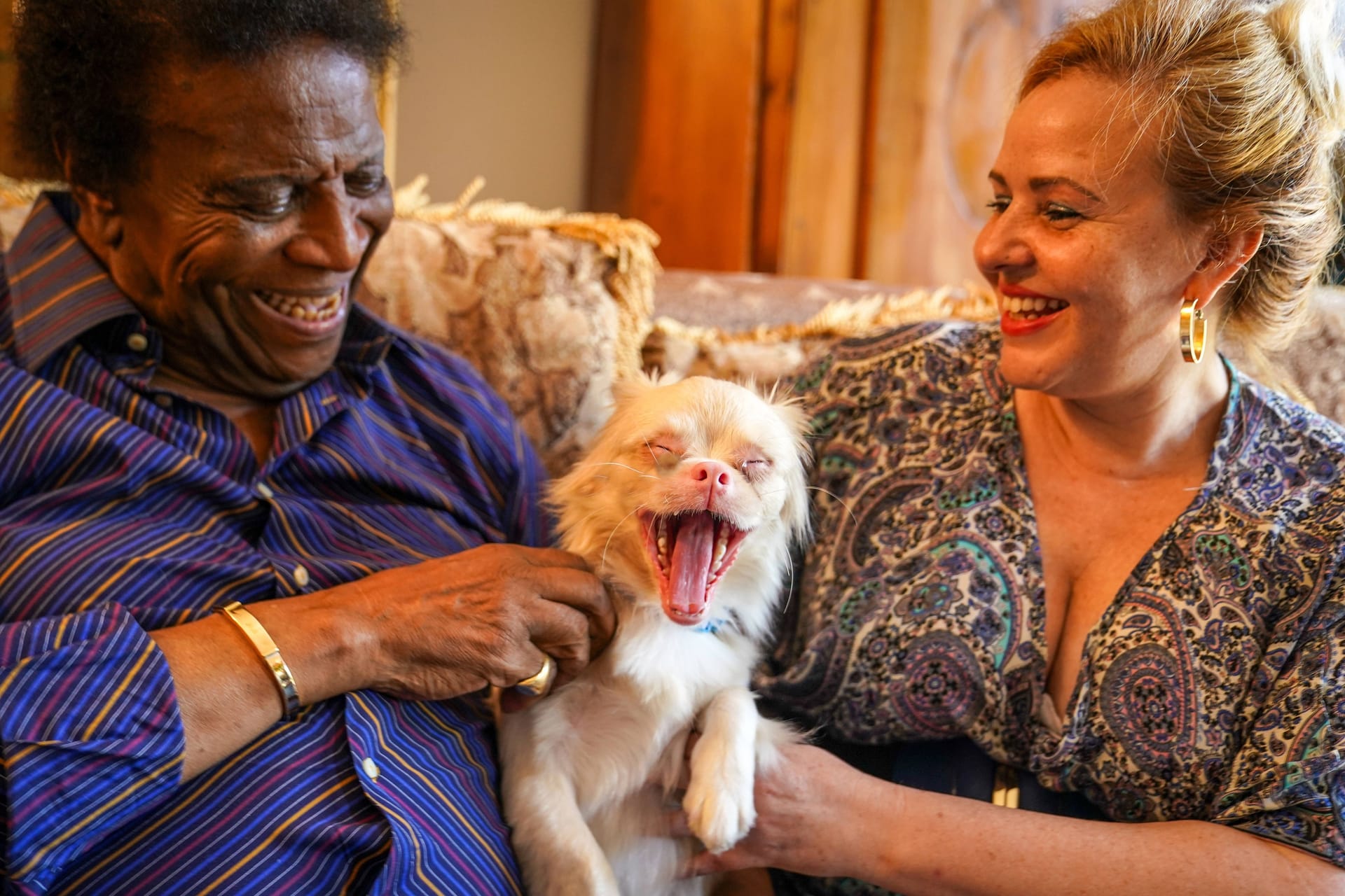 Glücklich auf Mallorca: Roberto Blanco und seine Ehefrau Luzandra.