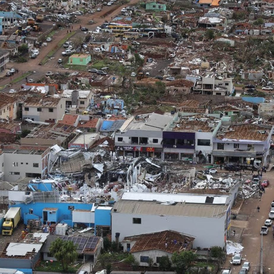 Tornado trifft Süden Brasiliens: «Szenario wie im Krieg»