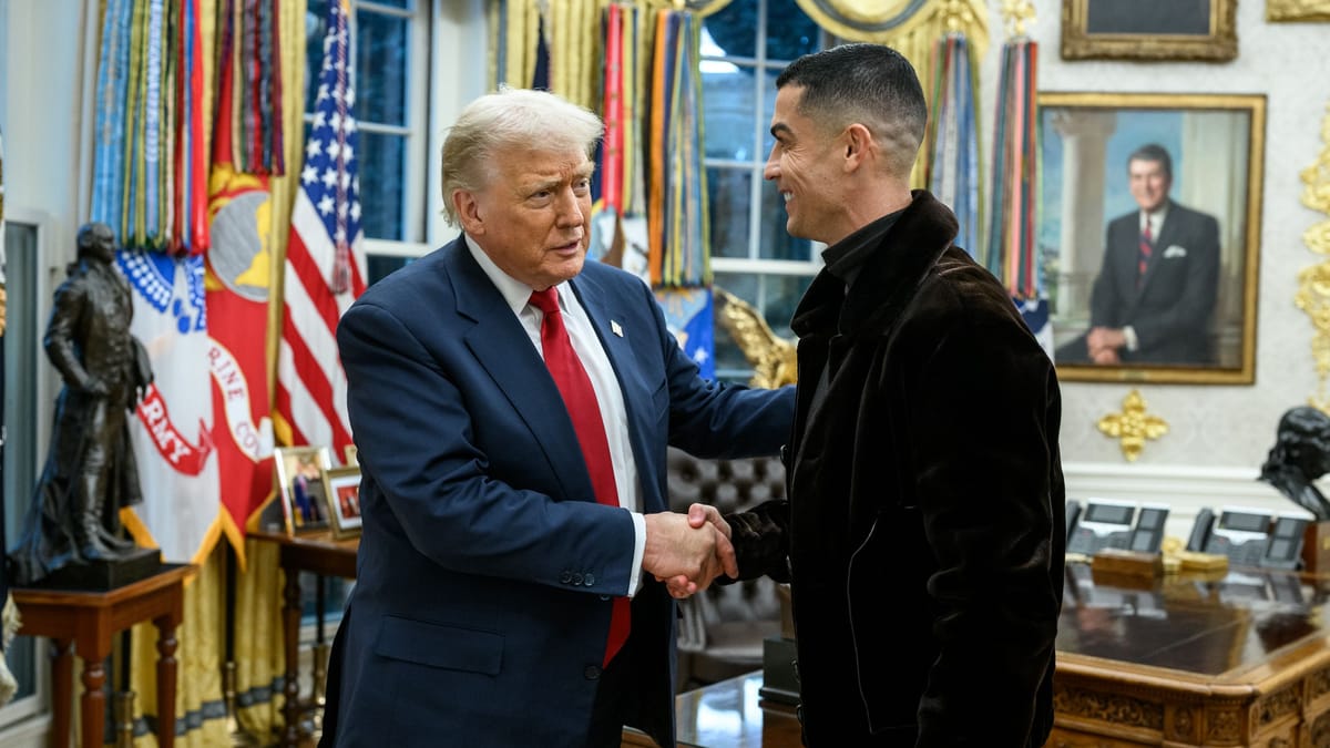 Donald Trump und Cristiano Ronaldo: Treffen von US-Präsident mit Fußballer