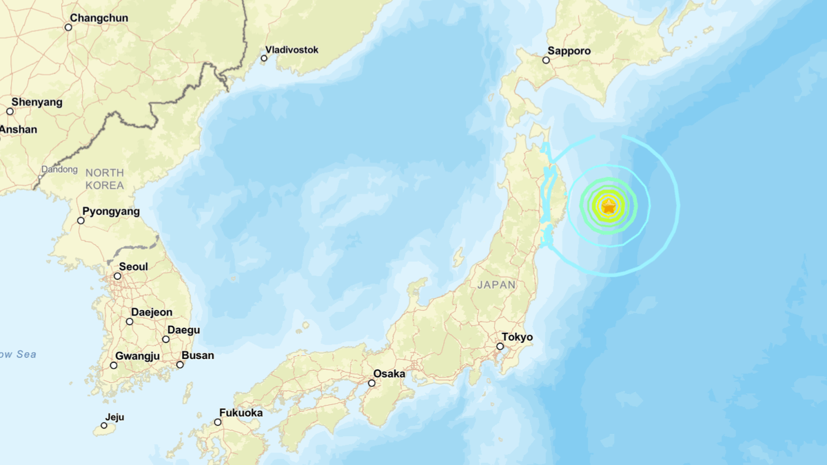 Erdbeben vor der Küste Japans: Tsunami-Warnung
