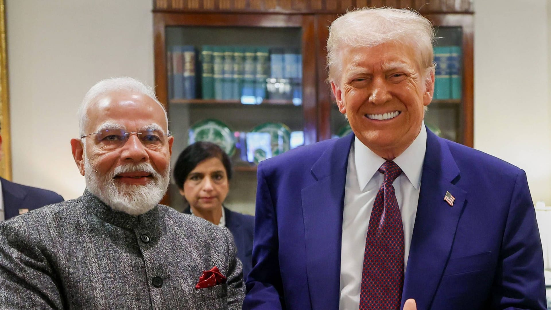 Narendra Modi bei einem Treffen mit Donald Trump (Archivbild): Auch der indische Premierminister nutzt Propaganda zur Machterhaltung. Narendra Modi bei einem Treffen mit Donald Trump (Archivbild): Auch der indische Premierminister nutzt Propaganda zur Machterhaltung.