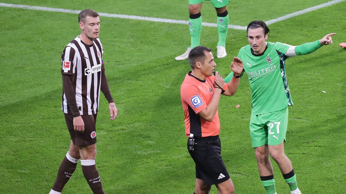 Bundesliga: Abseits-Panne bei Spiel zwischen St. Pauli und Gladbach