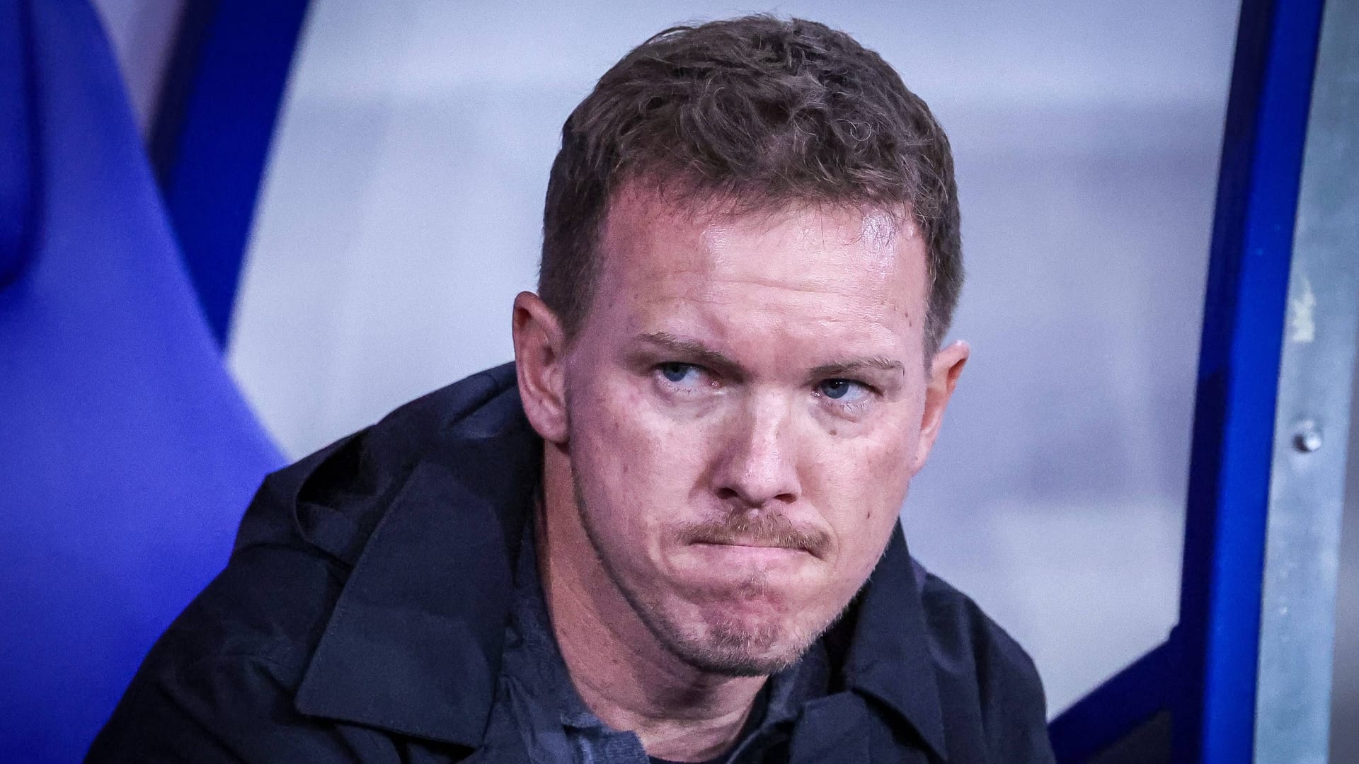 Musste lange auf die Erlösung für seine Mannschaft im Spiel gegen Luxemburg warten: Bundestrainer Julian Nagelsmann. Musste lange auf die Erlösung für seine Mannschaft im Spiel gegen Luxemburg warten: Bundestrainer Julian Nagelsmann.