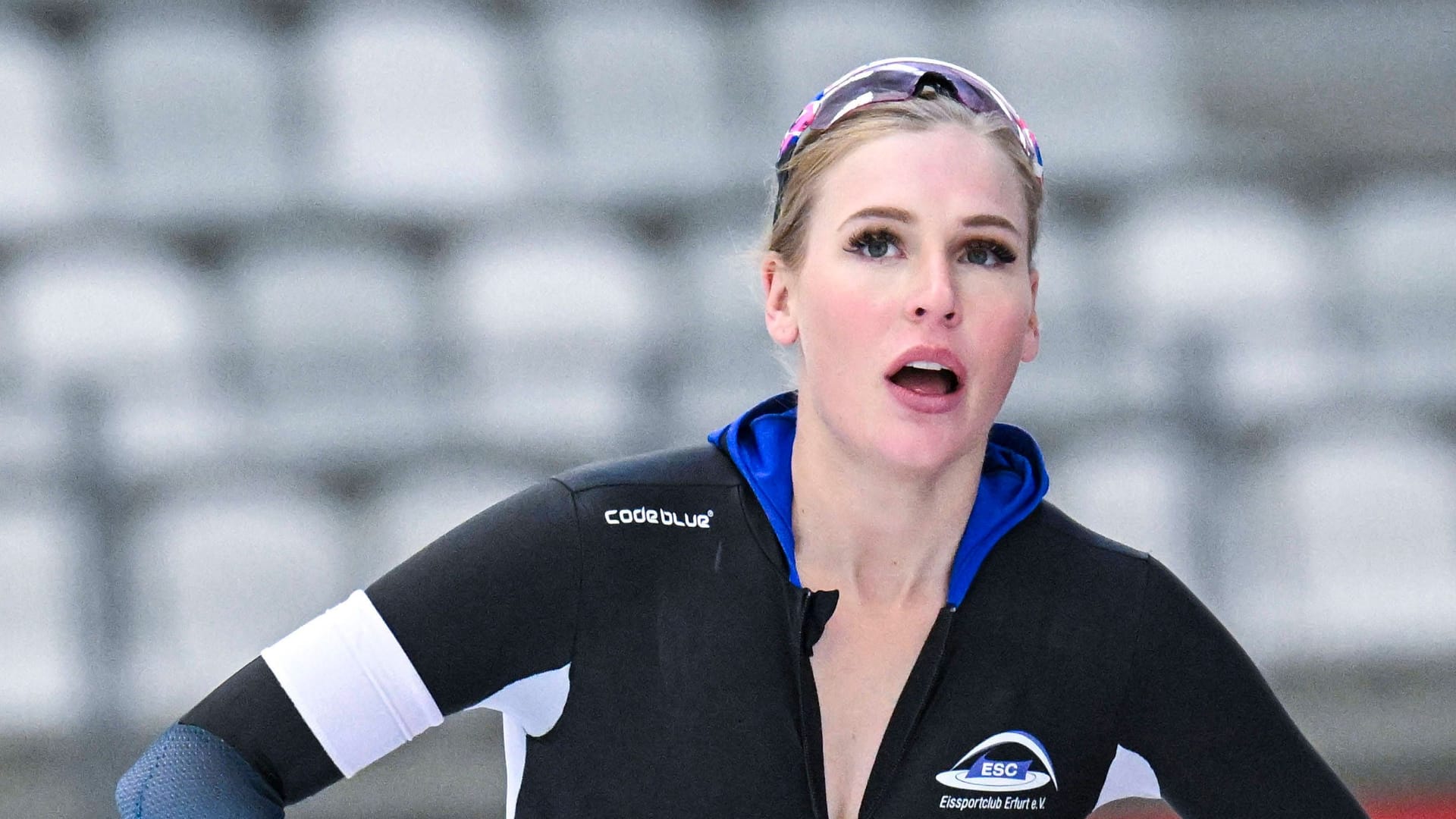 Victoria Stirnemann: Sie ist Eisschnelläuferin und boxt zudem. Victoria Stirnemann: Sie ist Eisschnelläuferin und boxt zudem.