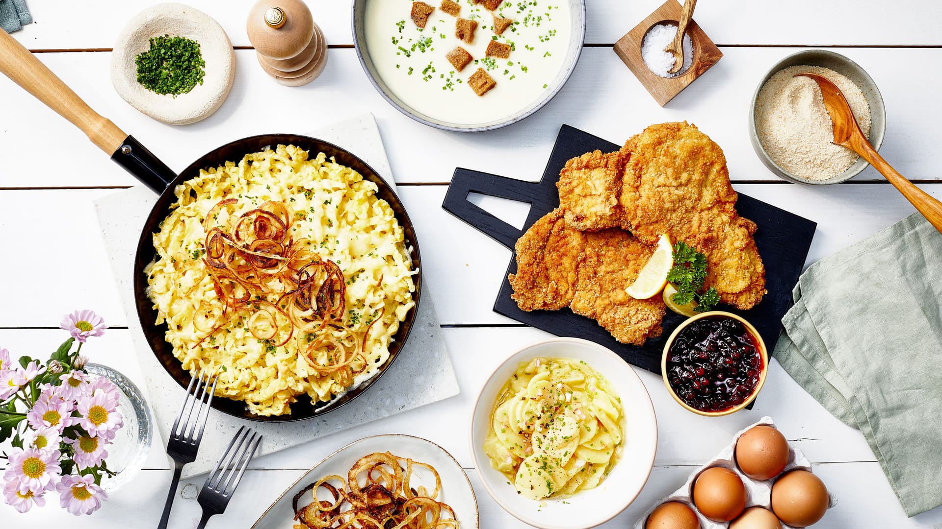 Ob herzhaftes Schnitzel oder würzige Käsespätzle, im Zillertal findet, jeder Gaumen etwas.