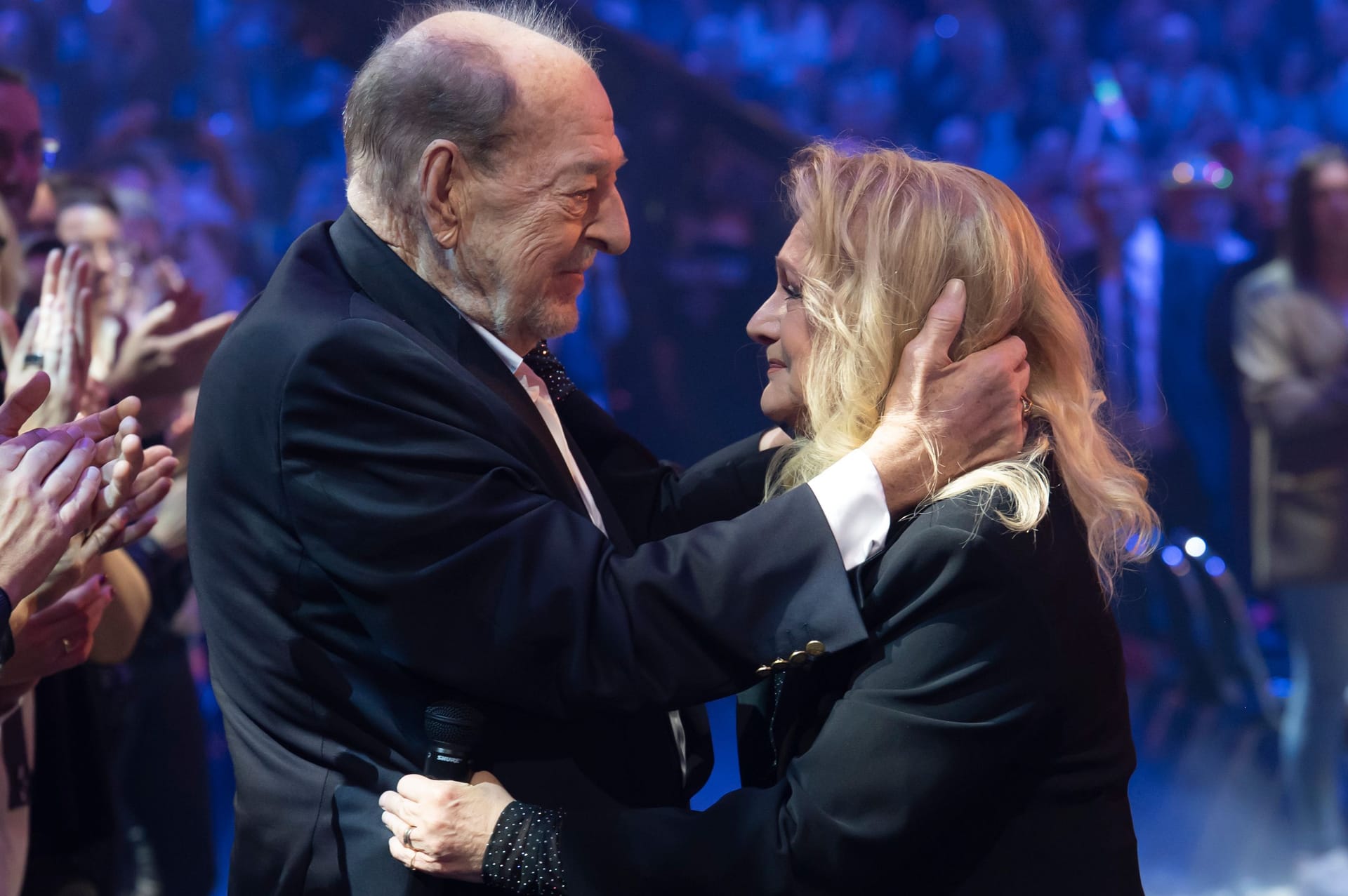 Ralph Siegel und Nicole feierten ein tränenreiches Wiedersehen in der "Giovanni Zarrella Show".