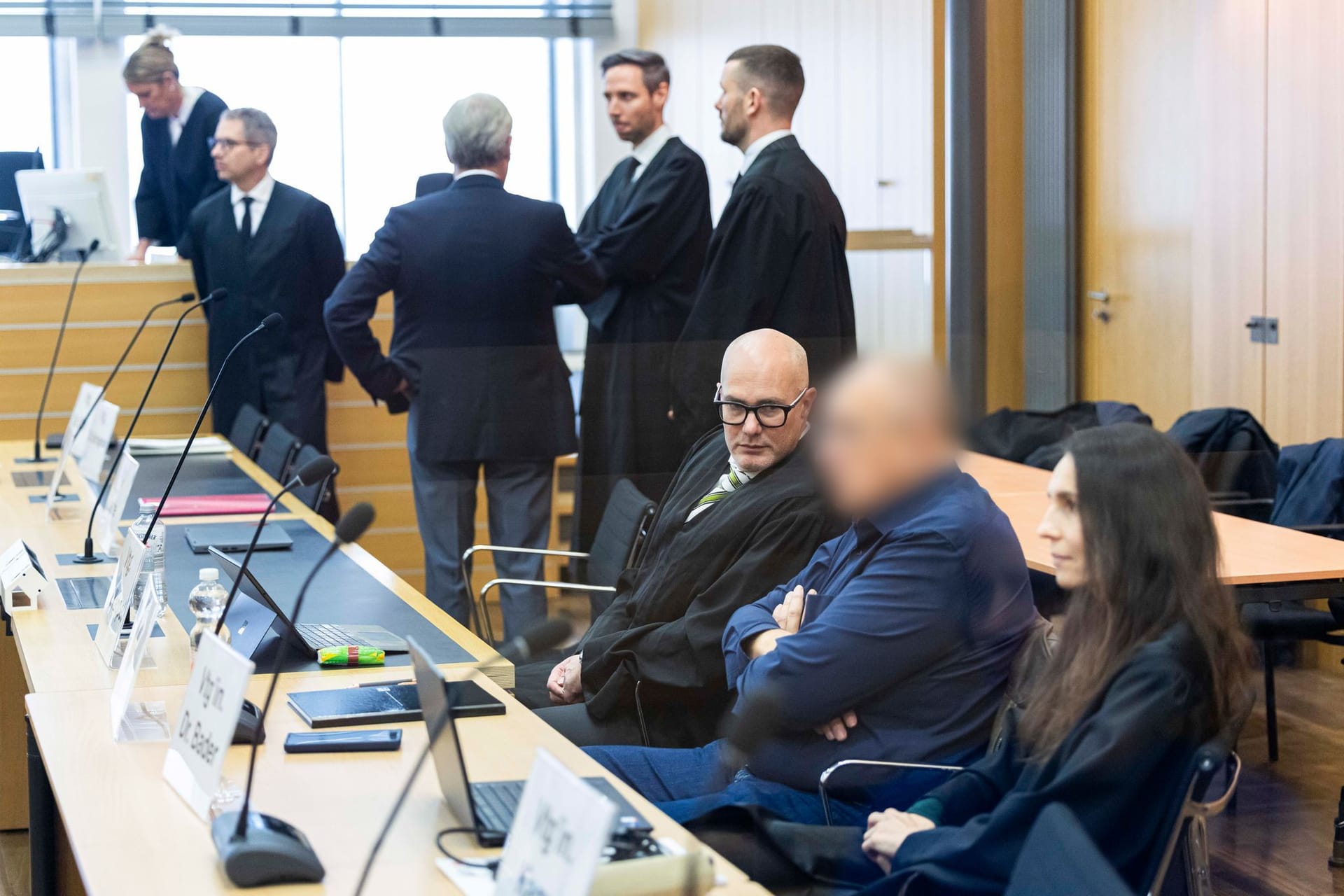 Blick in den Gerichtssaal im Landgericht Braunschweig: Eine Verhandlung im VW-Dieselprozess wurde unterbrochen.