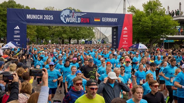 Beim Wings for Life Run in München 2026 bleibt die Teilnehmerzahl aus Sicherheitsgründen auf 14.000 begrenzt. Beim Wings for Life Run in München 2026 bleibt die Teilnehmerzahl aus Sicherheitsgründen auf 14.000 begrenzt.