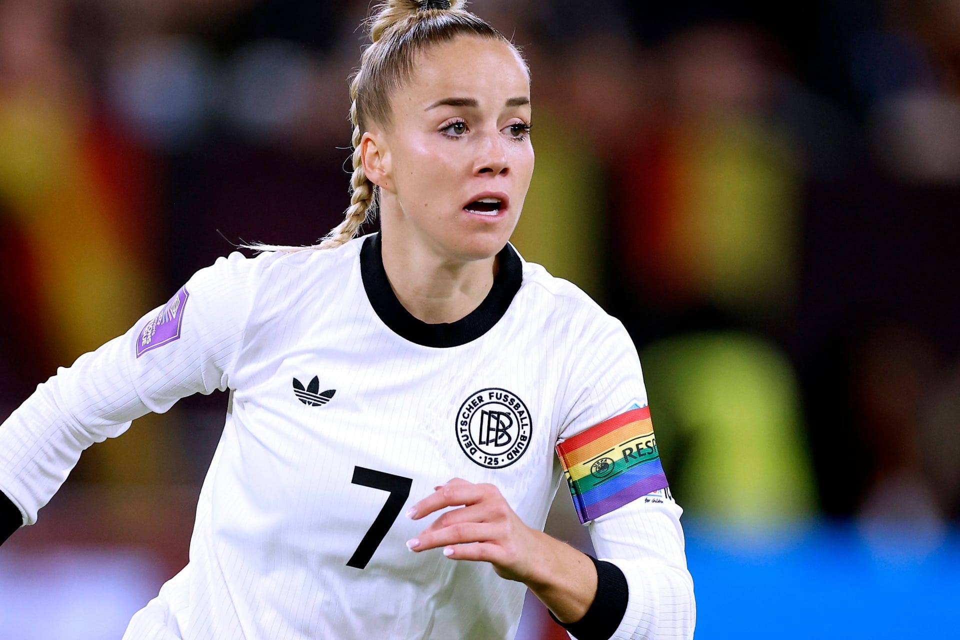 Giulia Gwinn: Die DFB-Kapitänin und ihr Team können den ersten Titel unter Christian Wück holen.
