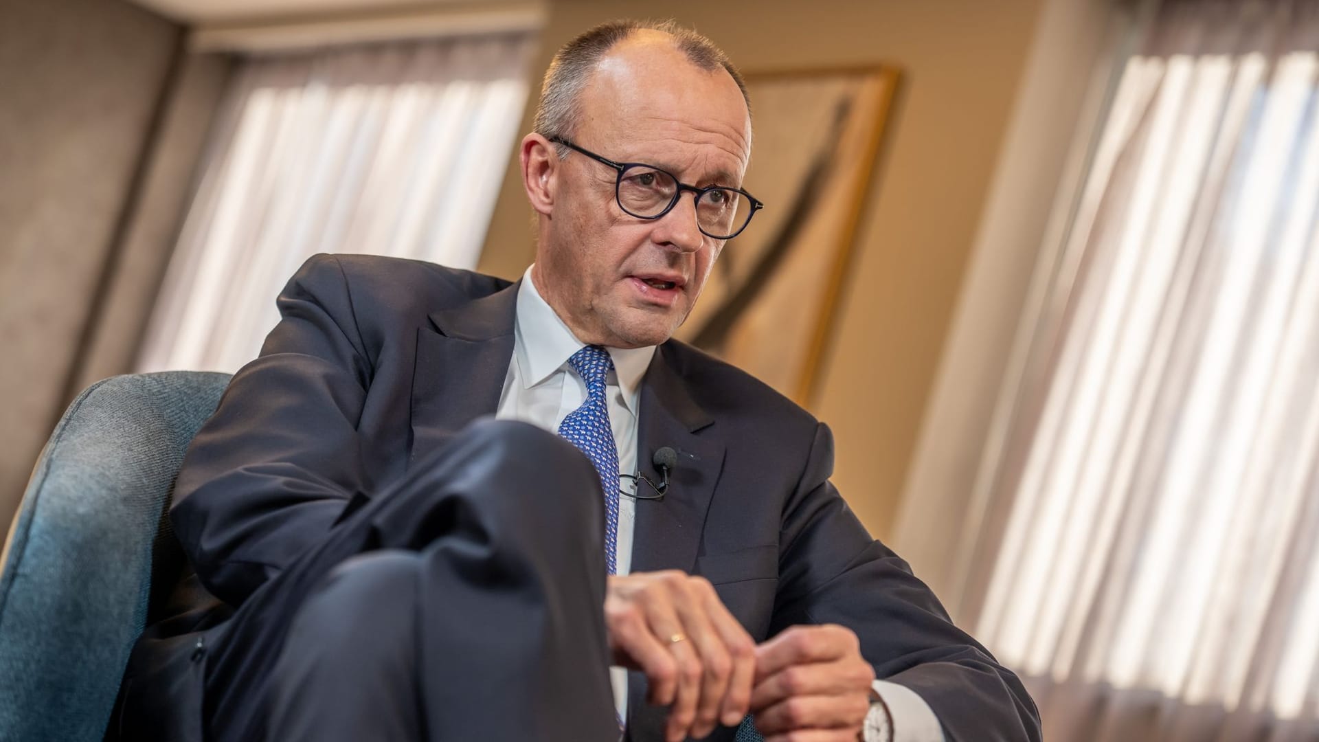 Friedrich Merz macht Giorgia Meloni seine Aufwartung