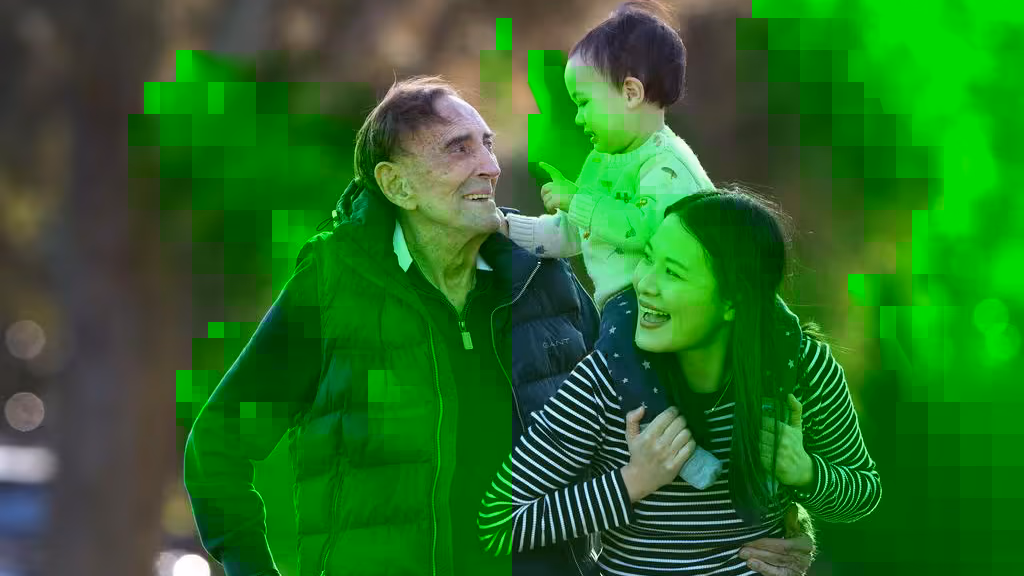 John Levin and Yanying Lu with their son: The family became famous throughout the world.