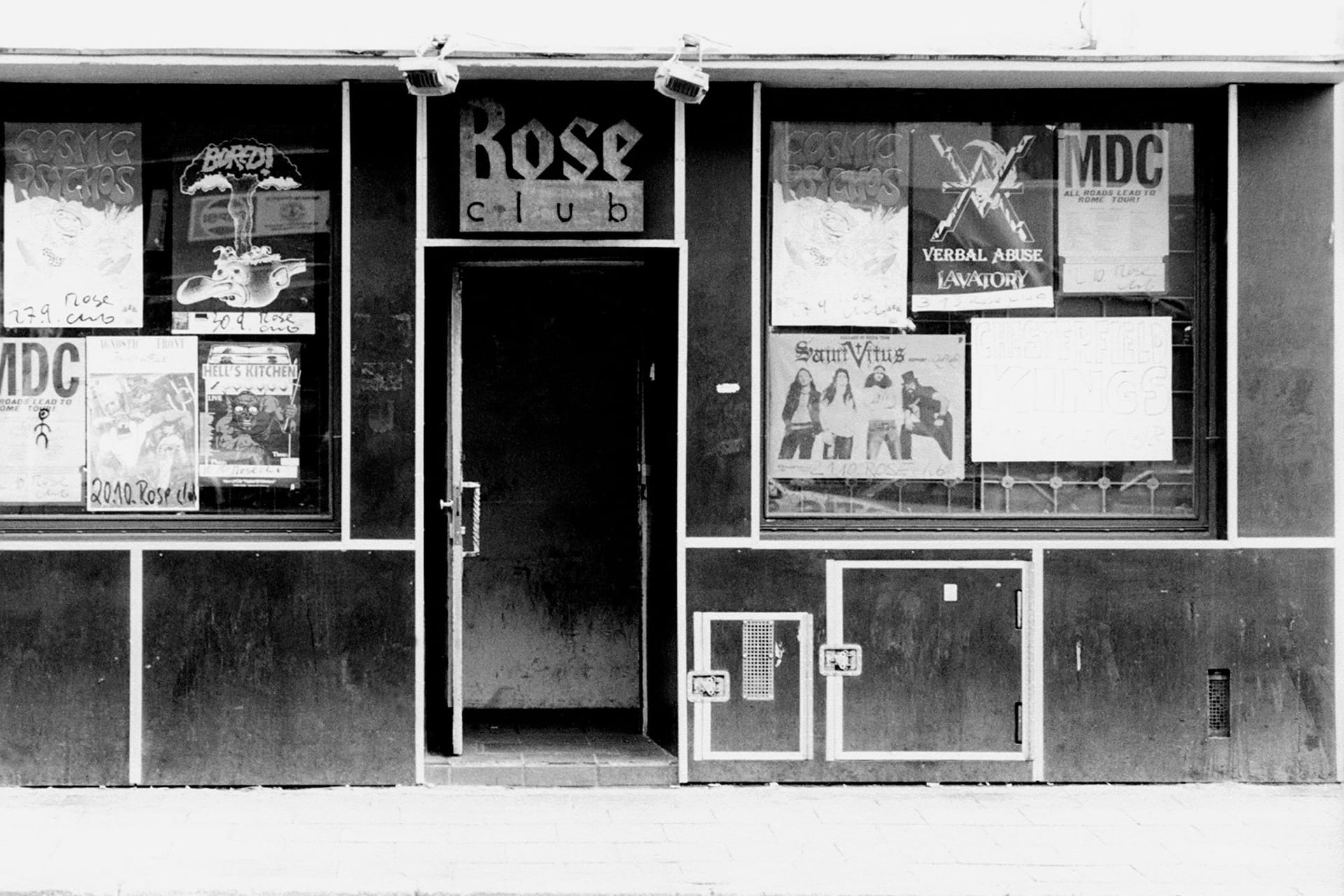 Rose Club von Außen am 25. September 1990 (Archivbild): Heute befindet sich hier der Veedels Club.
