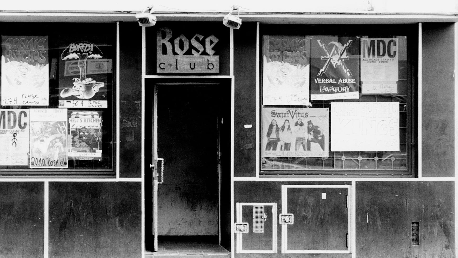 Rose Club von Außen am 25. September 1990 (Archivbild): Heute befindet sich hier der Veedels Club. Rose Club von Außen am 25. September 1990 (Archivbild): Heute befindet sich hier der Veedels Club.