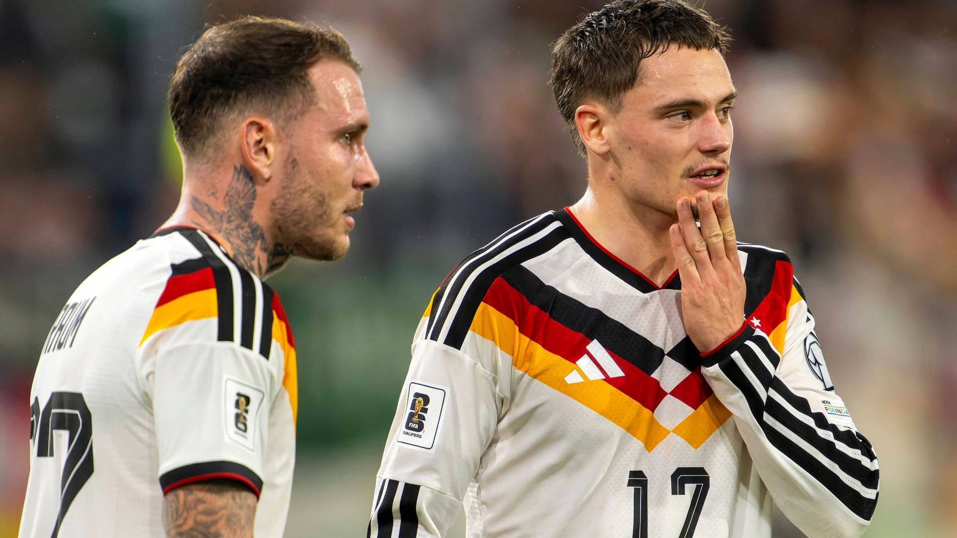 David Raum (l.) und Florian Wirtz: Auf Spieler wie sie kommt es heute an. David Raum (l.) und Florian Wirtz: Auf Spieler wie sie kommt es heute an.