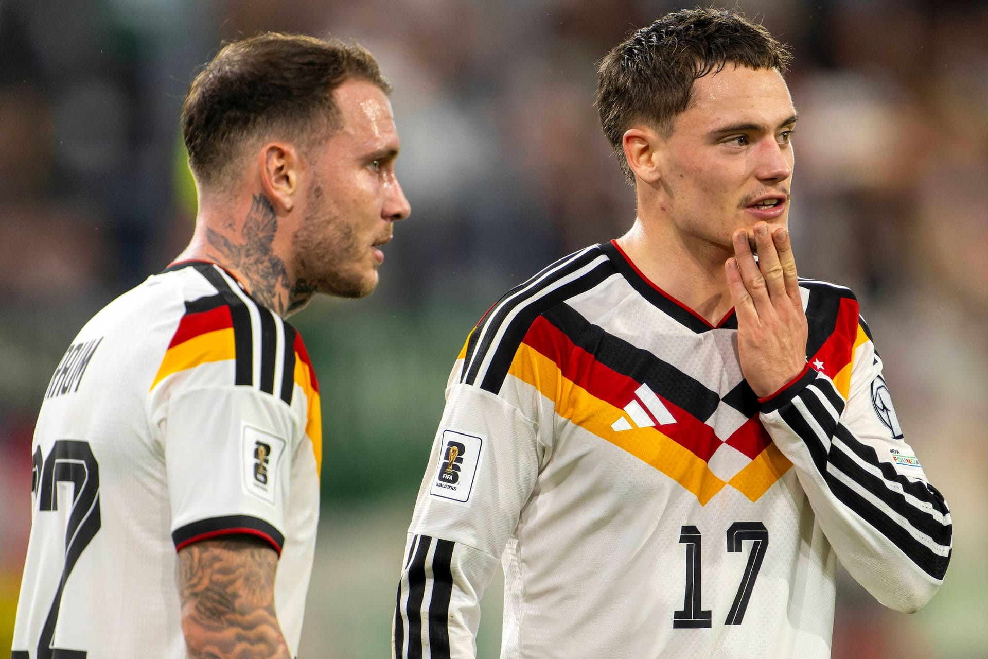 David Raum (l.) und Florian Wirtz: Auf Spieler wie sie kommt es heute an.