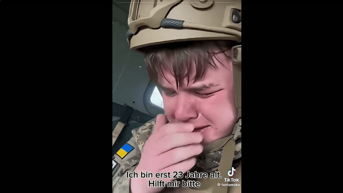 Russland überflutet Netz mit KI-Fakes weinender ukrainischer Soldaten