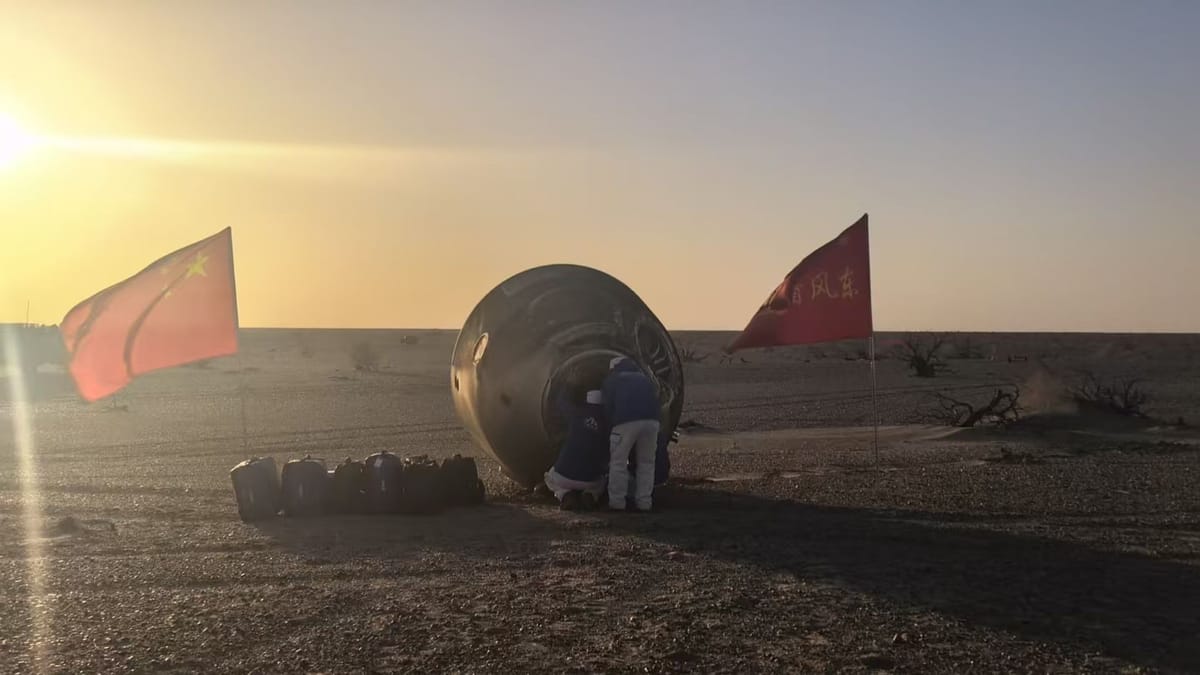 Chinas gestrandete Raumfahrer zurück aus dem All