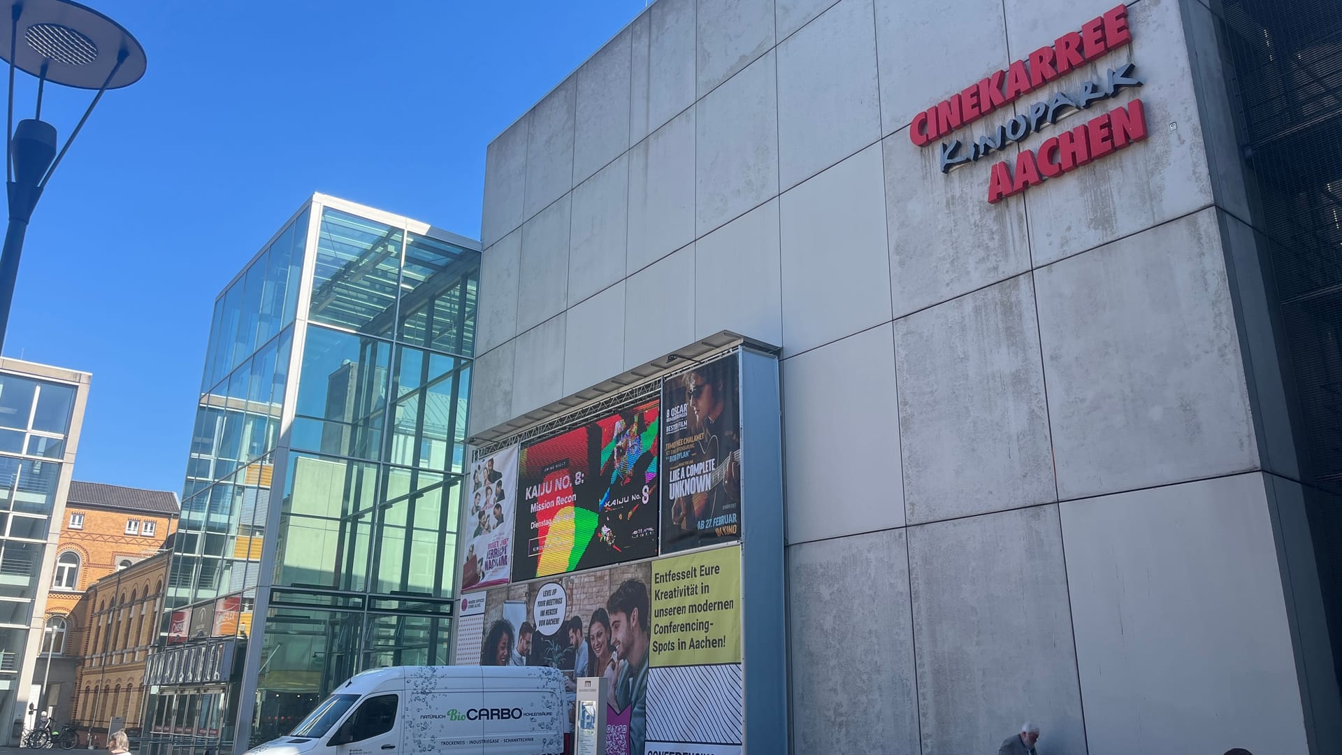 Das Gebäude am Kapuziner Karree: Cinemaxx übernimmt das ansässige Kino ab 2027.