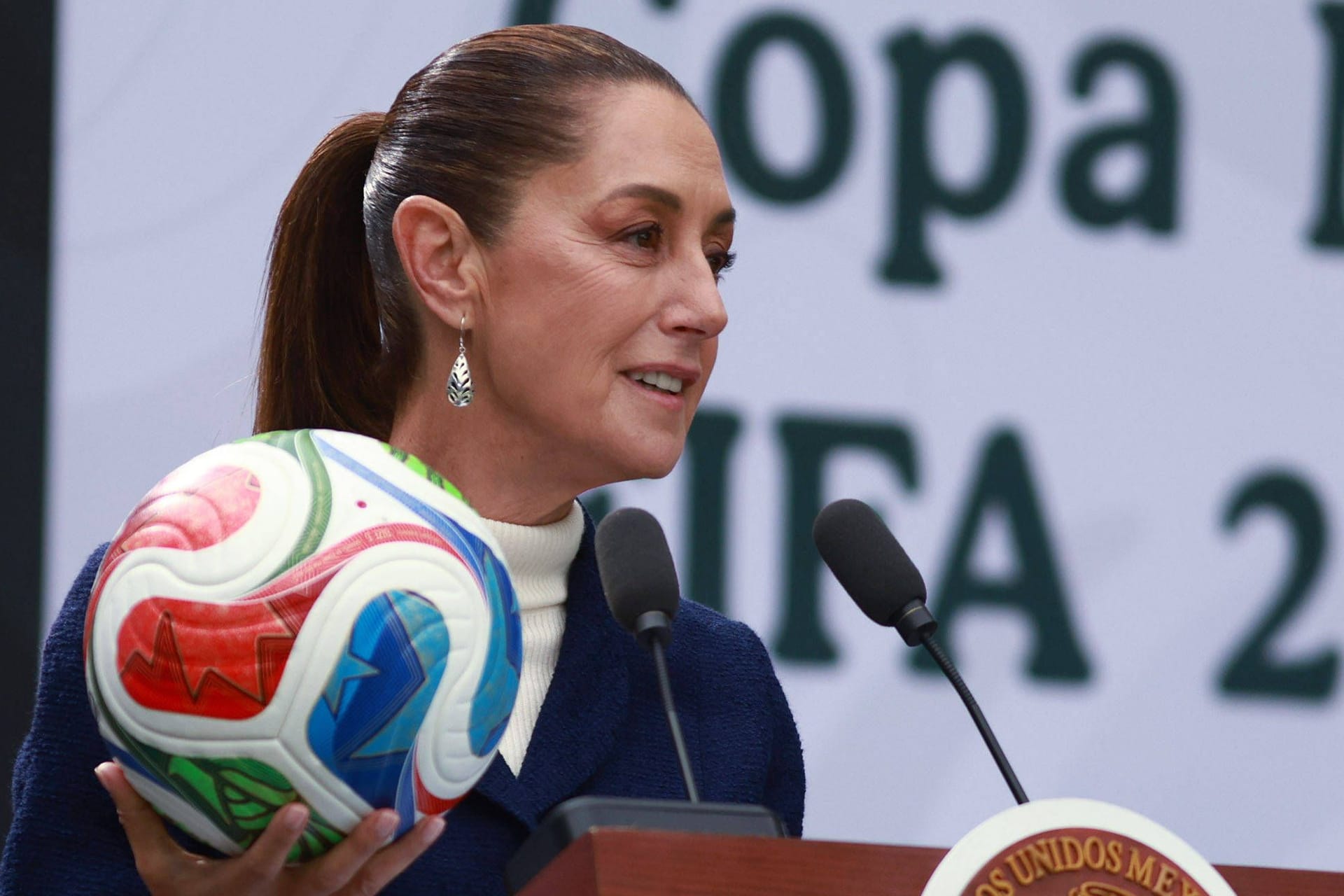 Claudia Sheinbaum: Sie ist seit Oktober 2024 Präsidentin.