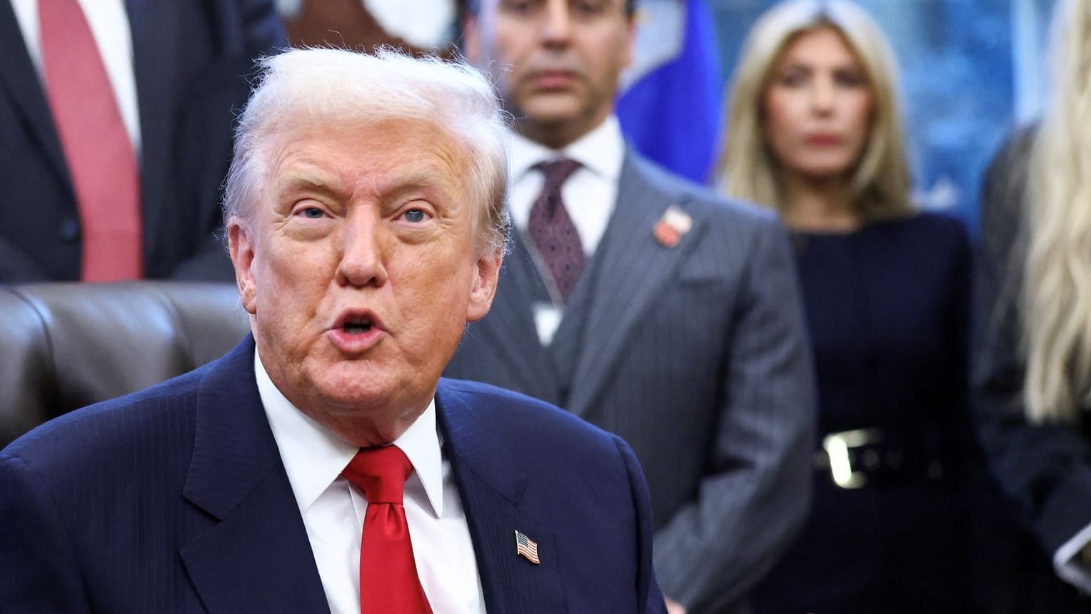 Donald Trump: Der US-Präsident kämpft mit sinkenden Zustimmungswerten in den USA. Donald Trump: Der US-Präsident kämpft mit sinkenden Zustimmungswerten in den USA.