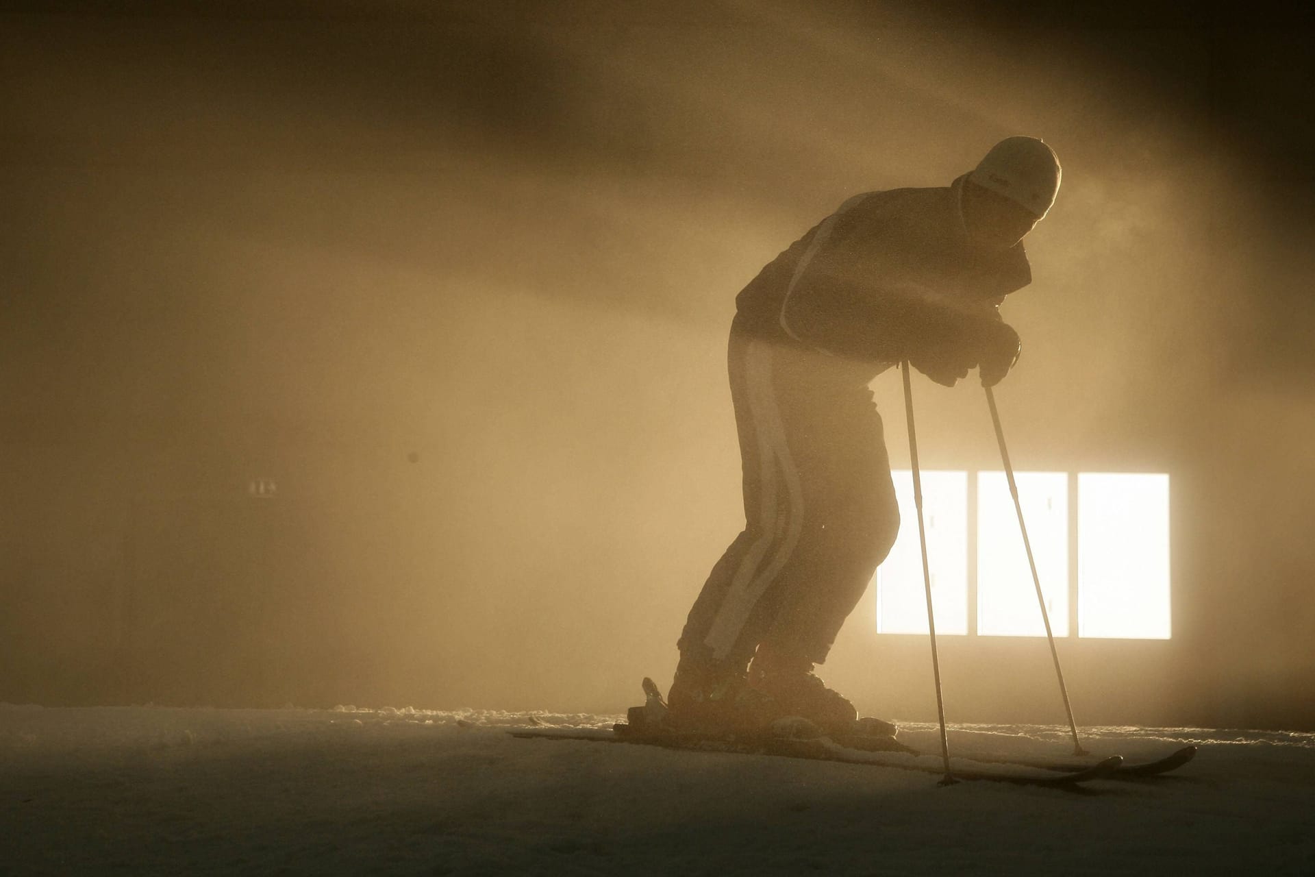 Skifahrer in der SnowWorld Bispingen (Archivfoto): Egal wann – in der riesigen Halle herrscht immer Winter.