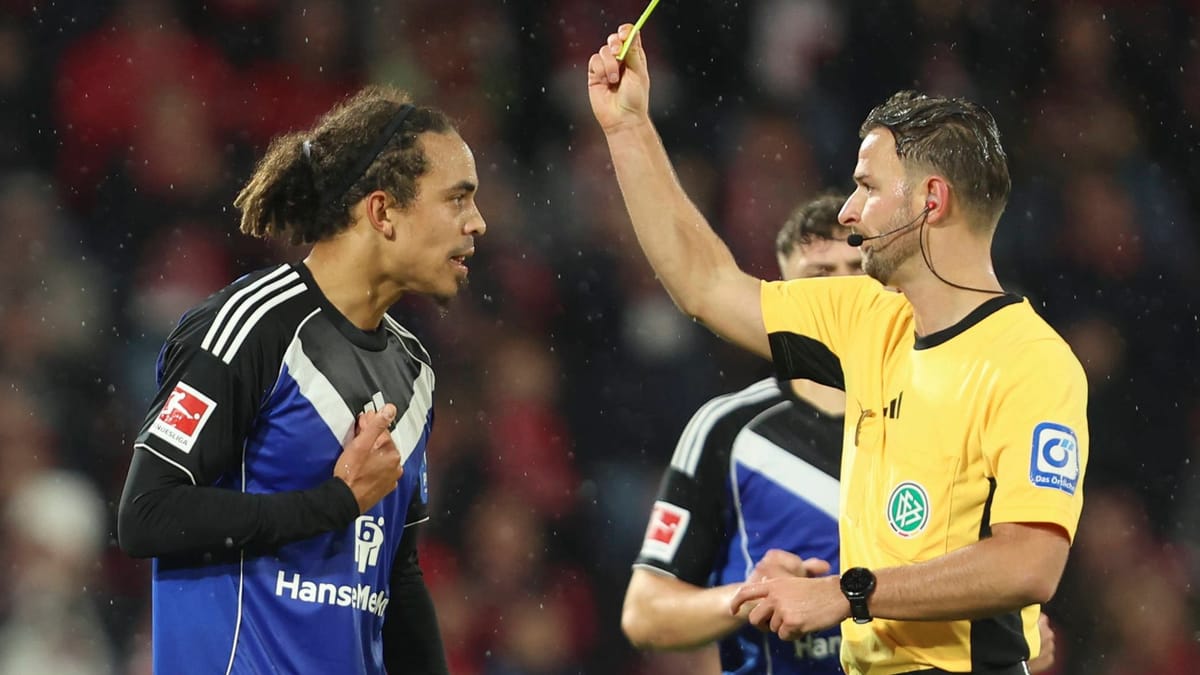 Bundesliga: Hamburger SV verärgert über Gelb-Rote Karte in Köln