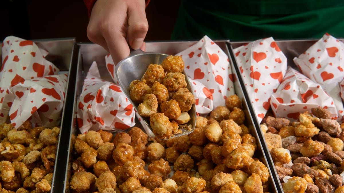 Gebrannte Mandeln aus dem Airfryer