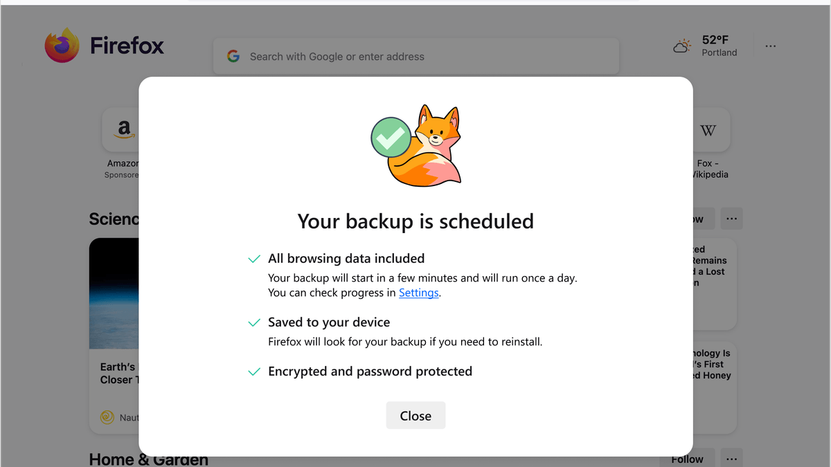 Backup-Funktion und besserer Schutz vor Quantencomputern Backup-Funktion und besserer Schutz vor Quantencomputern