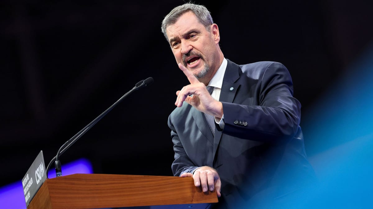 Markus Söder stellt deutsche ESC-Teilnahme auf Parteitag in München infrage Markus Söder stellt deutsche ESC-Teilnahme auf Parteitag in München infrage