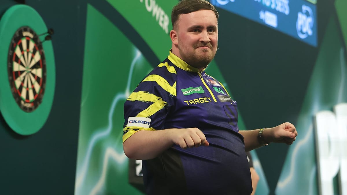 Darts-WM-Titelverteidiger-Luke-Littler-ohne-Startprobleme