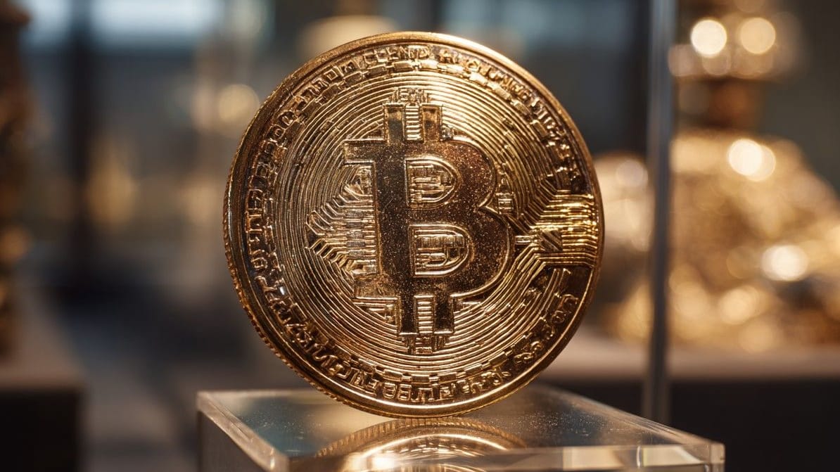 Bitcoin als Ausstellungsstück im Museum Bitcoin als Ausstellungsstück im Museum