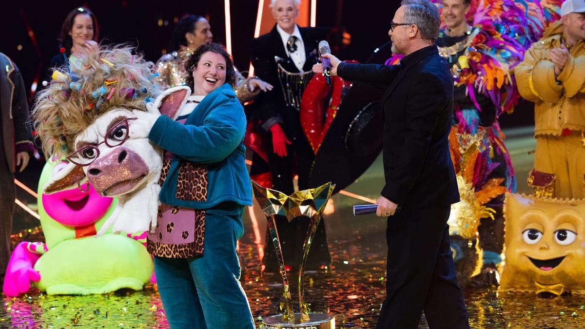 "The Masked Singer": Meltem Kaptan gewinnt als grimmige Kuh