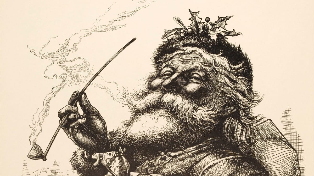 Santa-Claus-Pf-lzer-Thomas-Nast-zeichnete-den-ersten-Weihnachtsmann
