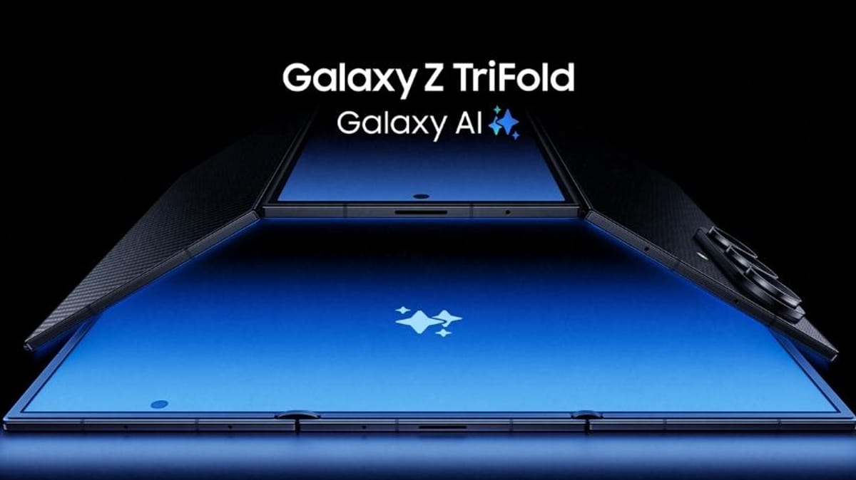 Galaxy Z Trifold: Samsung stellt zweifach faltbares Smartphone vor