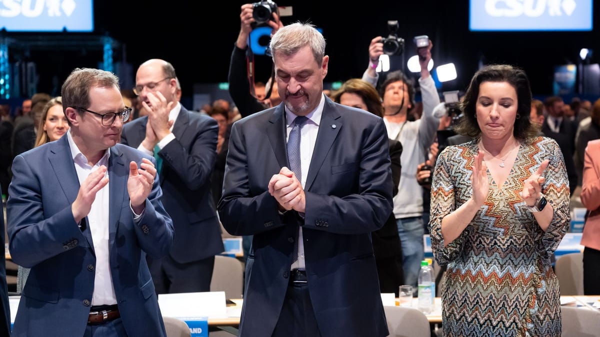 Söder fährt bisher schlechtestes Ergebnis als CSU-Chef ein Söder fährt bisher schlechtestes Ergebnis als CSU-Chef ein