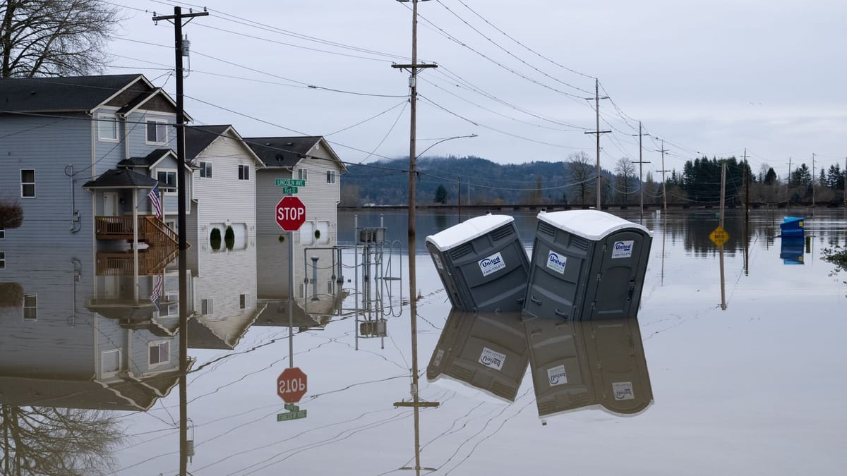 Schwere Überschwemmungen im US-Bundesstaat Washington Schwere Überschwemmungen im US-Bundesstaat Washington