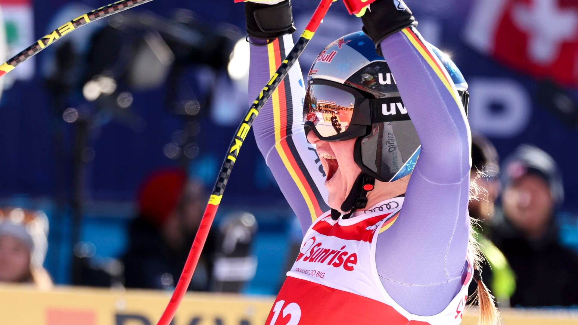 Emma Aicher: Die deutsche Skirennfahrerin performte in St. Moritz. Emma Aicher: Die deutsche Skirennfahrerin performte in St. Moritz.