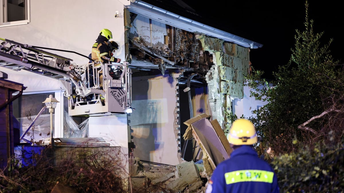 Explosion im Thesdorfer Weg – Haus in Einsturzgefahr