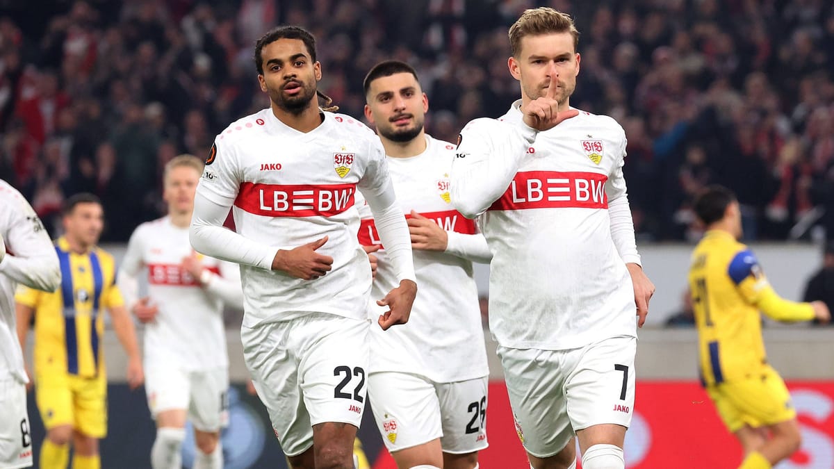 VfB Stuttgart gewinnt Hochrisikospiel gegen Tel Aviv VfB Stuttgart gewinnt Hochrisikospiel gegen Tel Aviv